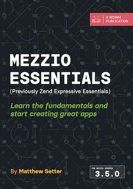 Front cover of the Mezzio Essentials book